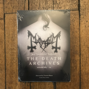 Livre THE DEATH ARCHIVES, MAYHEM 1984-94